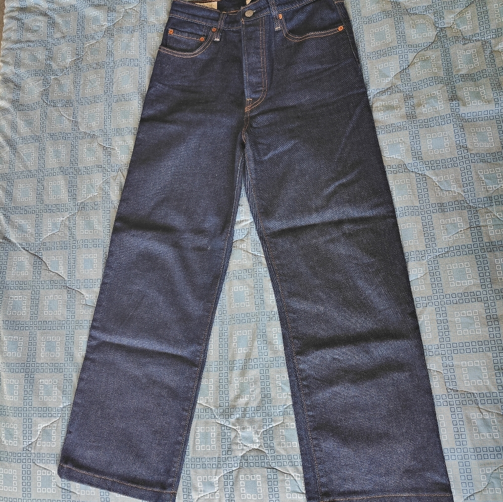 Levi's ribcage straight jeans